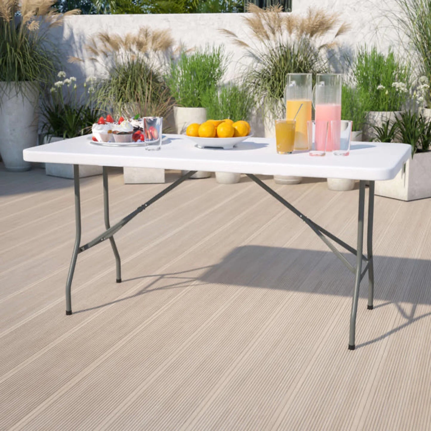 Mesa Plegable Plástica 180 cm