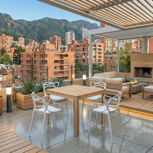 Kit de 4 sillas Sidney Blancas