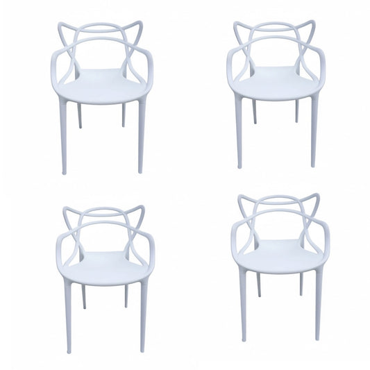 Kit de 4 sillas Sidney Blancas