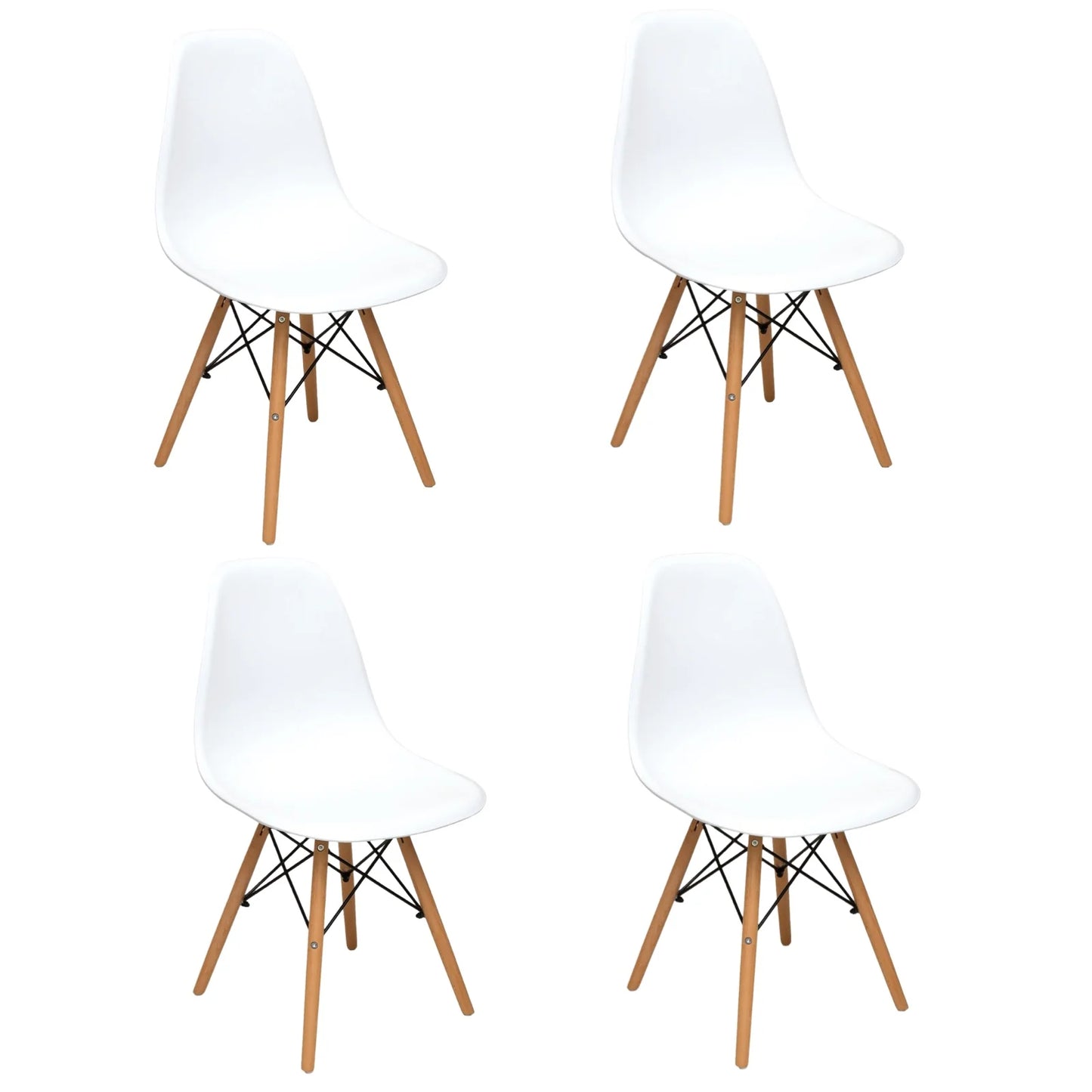 Kit de 4 sillas Roma Blancas